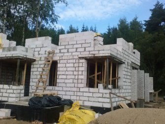 Строительство дома из газобетона фото 22