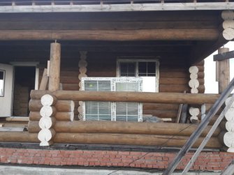 Строительство бревенчатого дома в Московской области